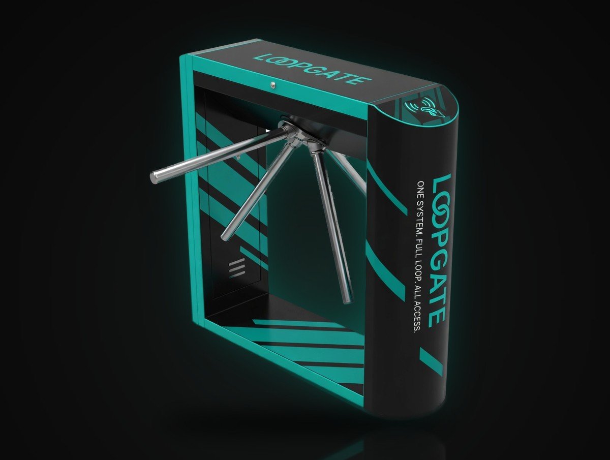 LOOPGATE Tripod-Drehkreuz Ein System Ein Loop